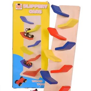 Jucarie Montessori Rampa cu Masinute Lemn