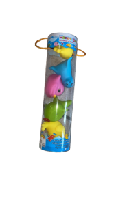 Jucarii Baie Multicolore Set 5 Animalute si Pasari