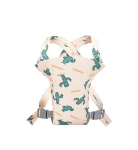 Marsupiu Ergonomic din Bumbac Model Cactus si Desert pentru Bebelusi