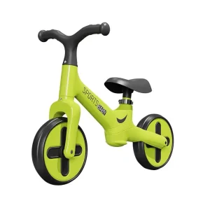 Bicicleta Echilibru cu Doua Roti Fara Pedale Verde
