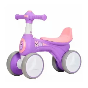 Bicicleta fara Pedale cu Lumini Sunete si Baloane de Sapun Lila