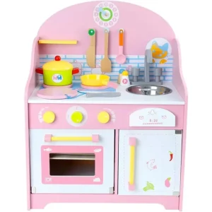 Bucatarie cu Accesorii din Lemn pentru Copii