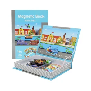 Carte Magnetica Joc Educativ Puzzle Trafic