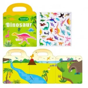 Carte Montessori Puzzle Magnetic cu Dinozauri
