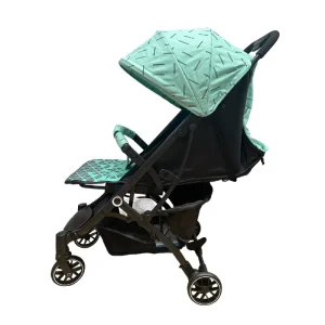 Carucior Bleu Sport tip Troller cu Spatar Reglabil