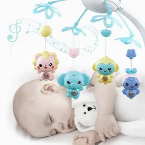 Carusel Muzical cu Proiector Lampa Veghe si Telecomanda