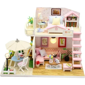 Casuta Papusilor Jucarie DIY Bricolaj si Asamblare