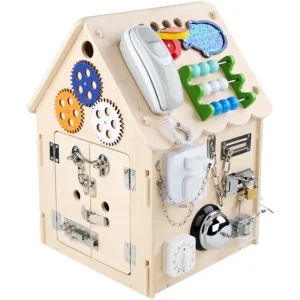 Casuta Senzoriala Placa Montessori Busy Board