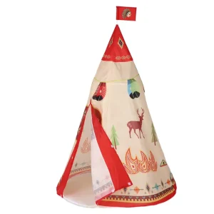 Cort de Joaca Indian Teepee pentru Copii