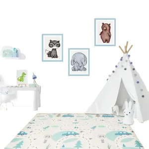 Covoraș Joacă pentru Bebe Sosele si Animalute