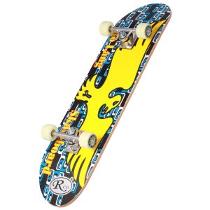 Skateboard Placa Aluminiu 79cm cu Roti PVC