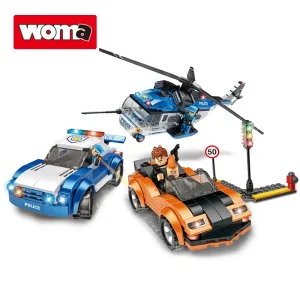 Joc Constructie STEM tip Lego Police 535Piese