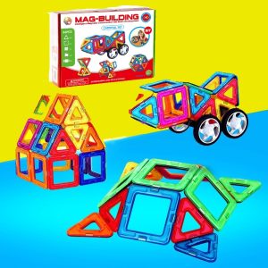 Joc Constructii cu Forme Geometrice Magnetice