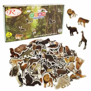 Joc Educativ Magnetic Lumea Animalelor din Spuma Eva