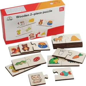Joc Educativ Puzzle Asociere Ce Mananca Animalutul