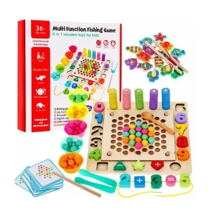 Joc Montessori Multifunctional Indemanare Sortare si Asociere