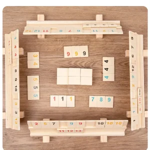 Joc de Societate Rummy din Lemn Premium