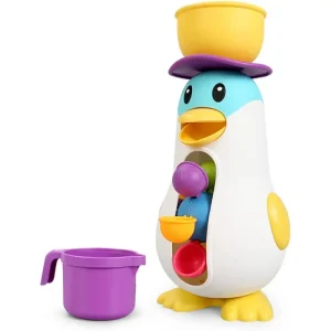 Jucarie Bebe Interactiva Pinguin cu Roata de Moara