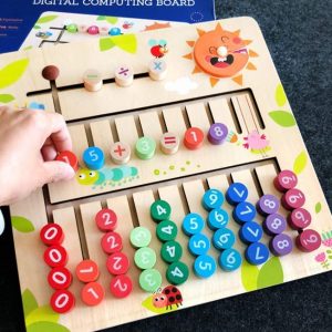 Jucarie Educativa Operatii Matematice Tabla cu numere