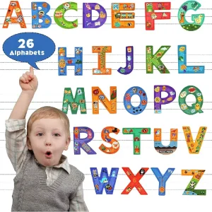 Jucarie Educativa STEM Puzzle Alfabet Montessori