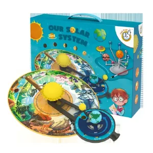 Jucarie Educativa STEM Sistemul Solar Rotativ