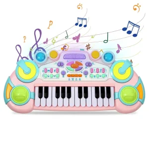Jucarie Interactiva Pianina cu Lumini si Inregistrare