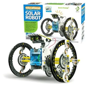 Jucarie Kit Robot Solar STEM pentru Copii 14 in 1