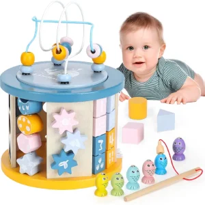 Jucarie Montessori Centru Activitati Multifunctional 11 in 1