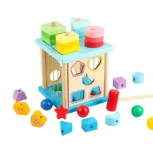 Jucarie Montessori Sortator si Ciocanel cu Bile