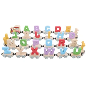 Jucarie Montessori Trenulet Magnetic Alfabet 26 Litere