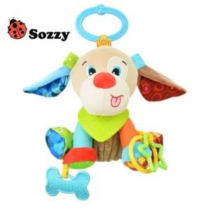 Jucarie Senzoriala Bebe Catelus Plus cu Accesorii