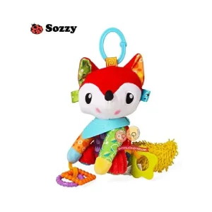 Jucarie Senzoriala Bebe Vulpita Plus cu Accesorii