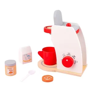 Jucarie de Rol Espressor cu Accesorii din Lemn