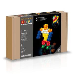 Jucarie - Seturi de constructie cu lumini Stax - Light (36 piese)