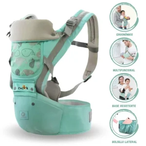 Marsupiu Multifunctional Reglabil si Respirabil cu Scaunel Bleu