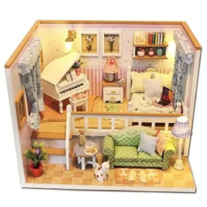 Jucarie DIY Bricolaj si Asamblare Casuta Papusilor