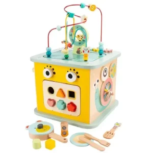 Cub cu Activități 7 în 1 din Lemn pentru Copii