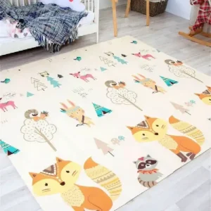 Covoras Joaca Pliabil Foxy si Panda 180x200
