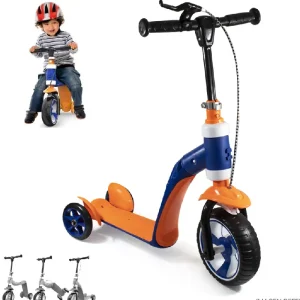 Trotineta Convertibila 2in1 Ride-On Orange pentru Copii
