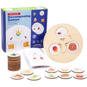 Joc Montessori Puzzle Lemn Etapele Vietii