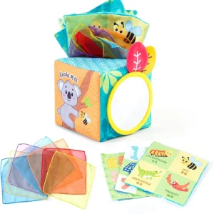 Cub Montessori Bebe cu Activitati Senzoriale Jungla