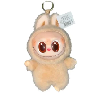 Jucarie Labubu Monstruleț Crem Pufos Breloc
