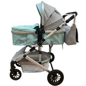 Carucior Pliabil Reversibil Sport cu Landou Bleu