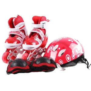 Set Role Reglabile cu Cască și Protecții RS 31-34