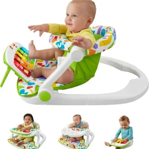 Scaunel cu Tavita si Pian Interactiv pentru Bebelusi