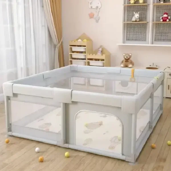 Țarc de Joacă 200x150 cu Covor si 60 Bile pentru Bebe Țarc de Joacă 200x150 cu Covor si 60 Bile pentru Bebe