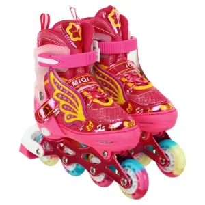 Role Reglabile cu Roți LED 31-34 pentru Copii
