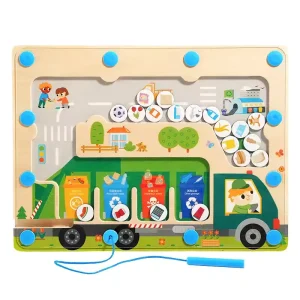 Camionul Reciclator Labirint Magnetic Invatare Interactiva