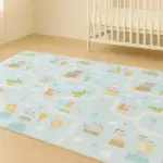 Covor Pliabil Lumea Animalelor 200x150 cm