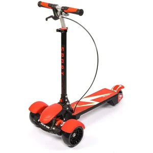 Trotineta Rosie Pliabila Reglabila cu Lumini Muzica